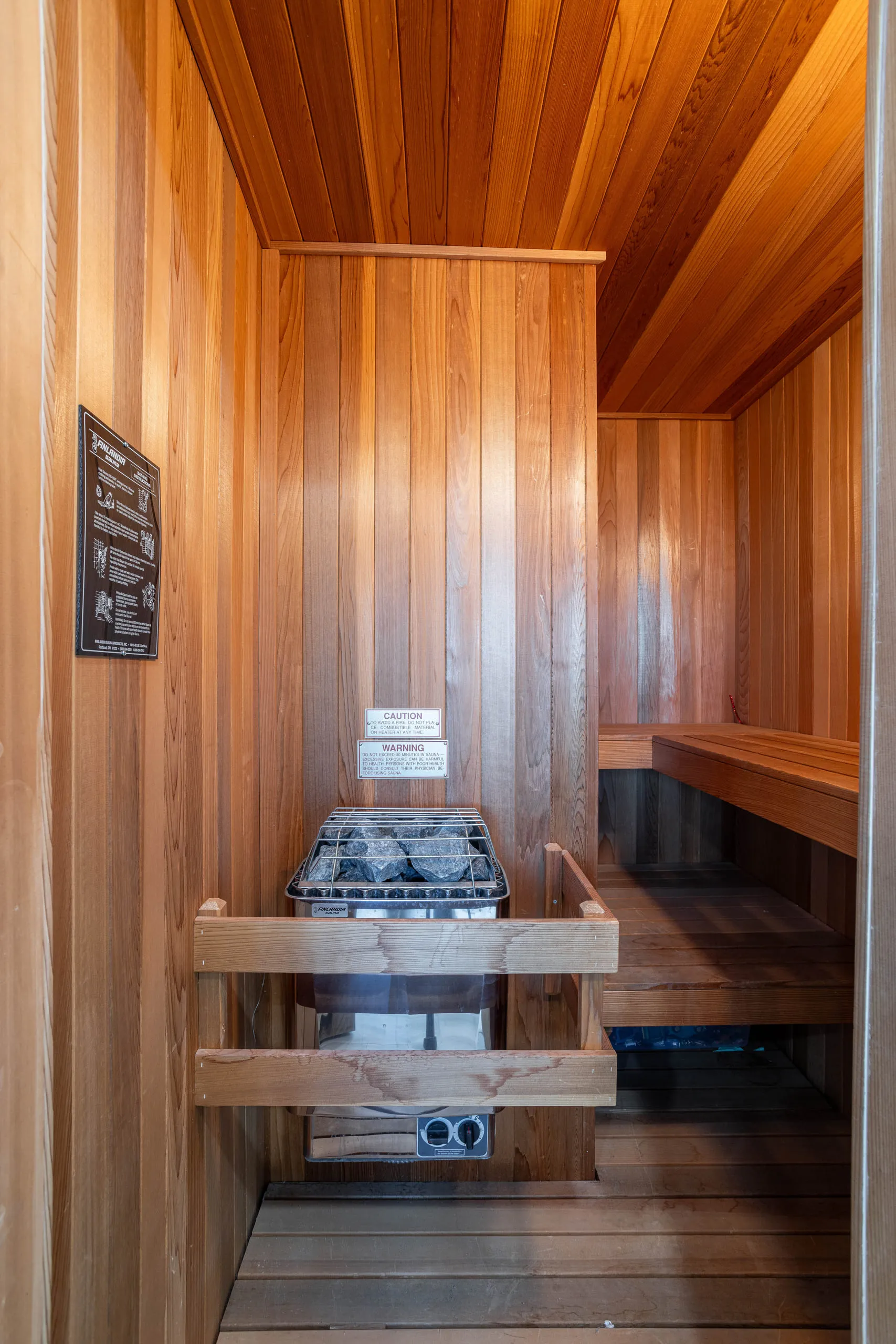Cedar sauna
